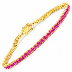 Round Prong Set Tennis Bracelet