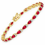 Pear Diamond Accent Bracelet