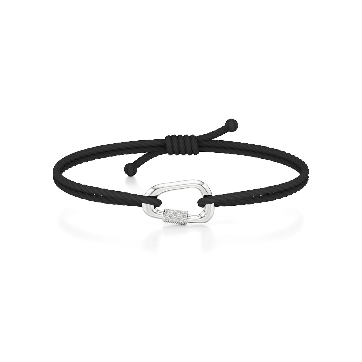 Men’s Engravable Hook Cord Bracelet