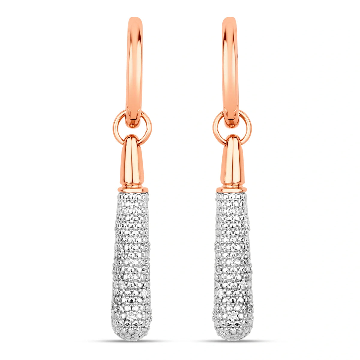 Natural Diamond Cocktail Drop Earrings