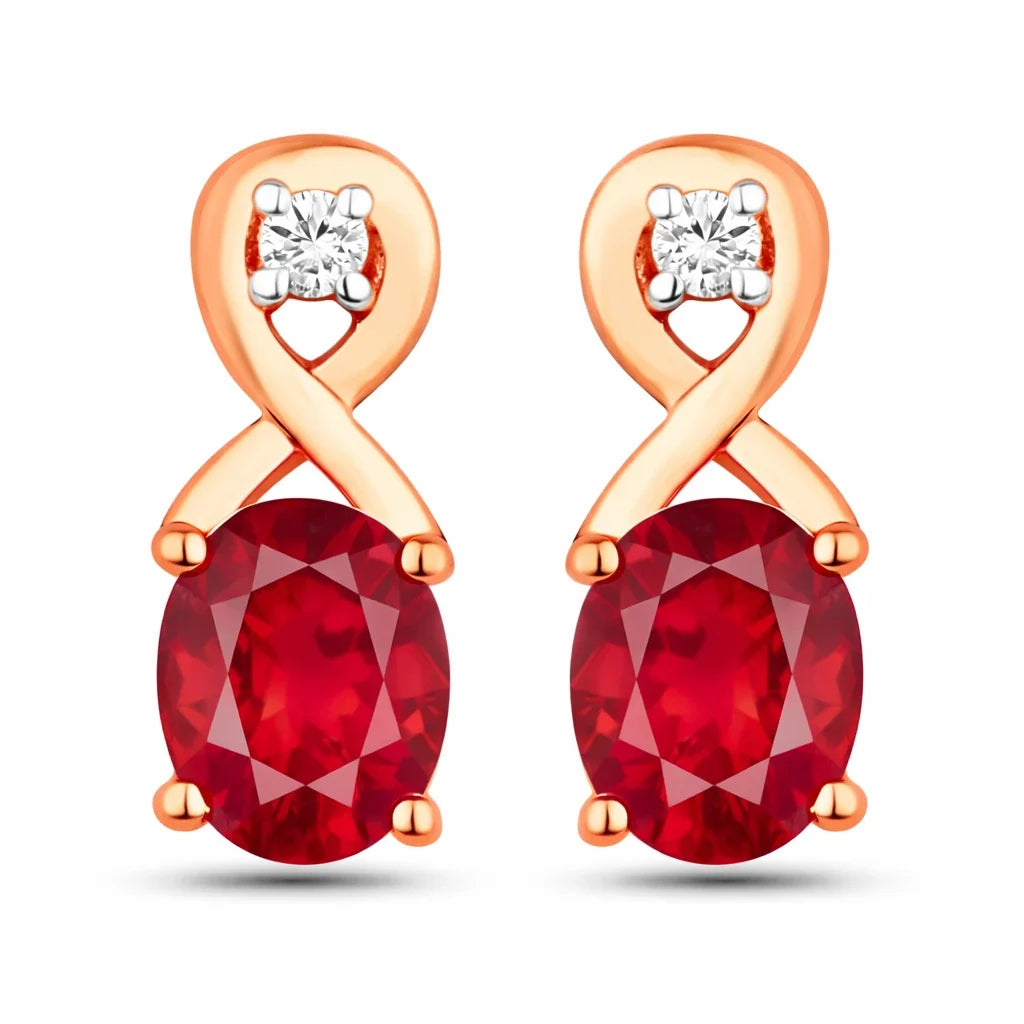 Oval Cut Diamond Accent Petite Drop Earrings