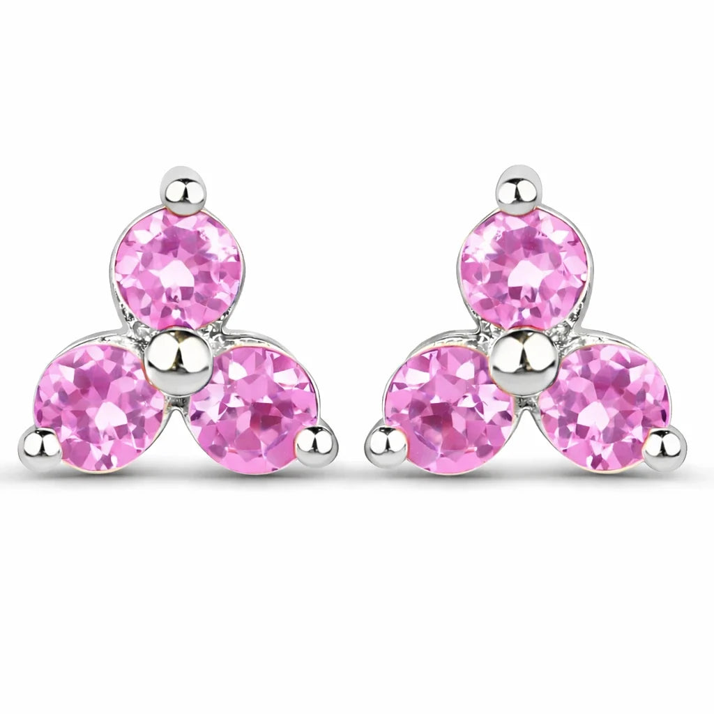 Round Prong Set Amethyst Stud Earrings