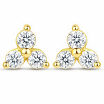 Round Prong Set Amethyst Stud Earrings
