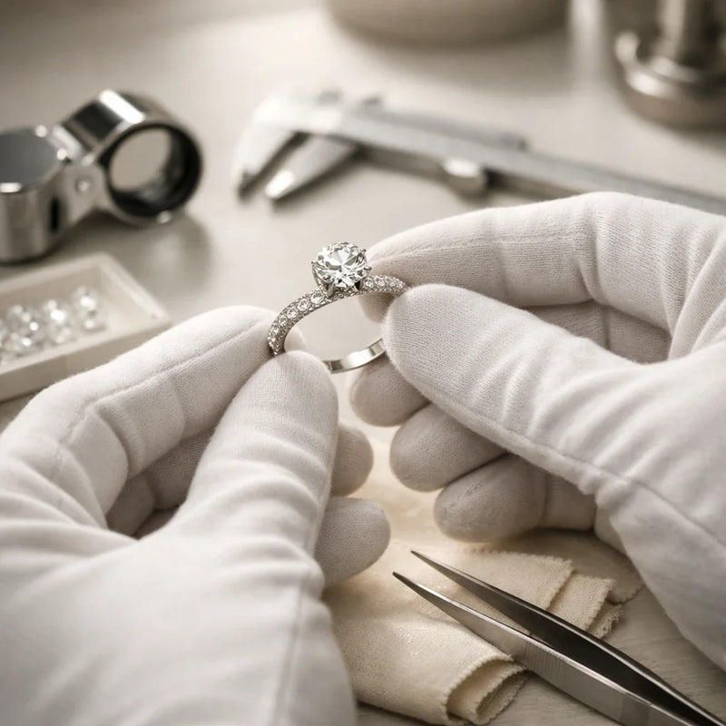 Master Set For Diamond Solitaire Oval Prong-Set Lab Grown Diamond Stud Earrings