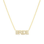 Bride Necklace in Diamond Pavé