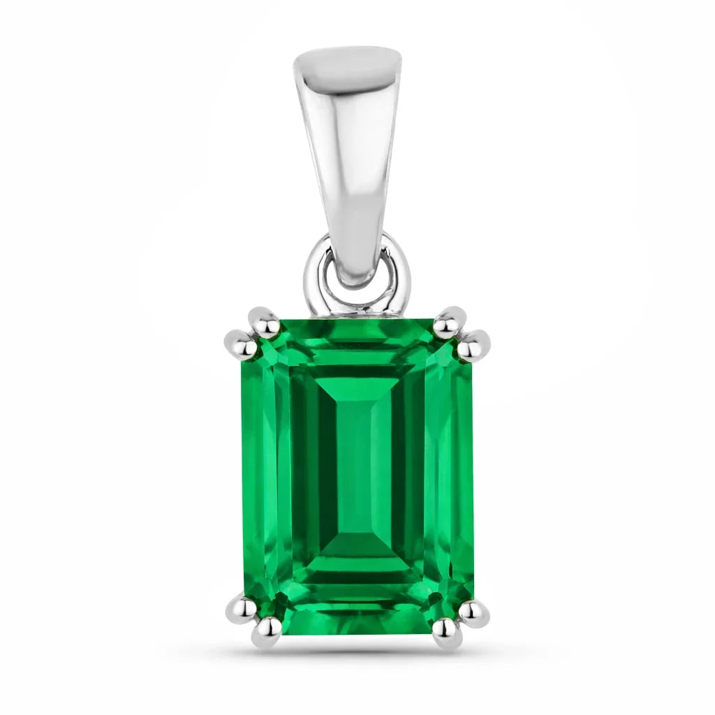 Classic Emerald Cut Pendant