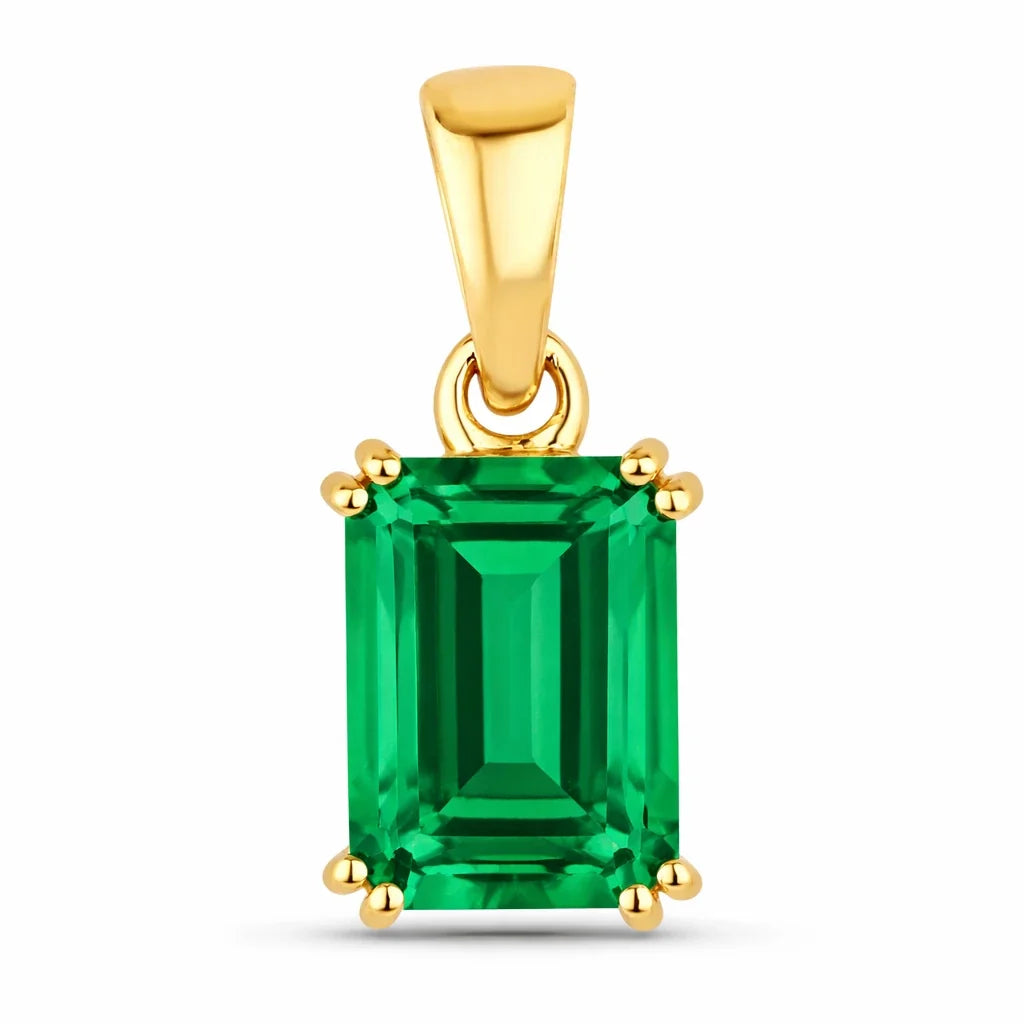 Classic Emerald Cut Pendant