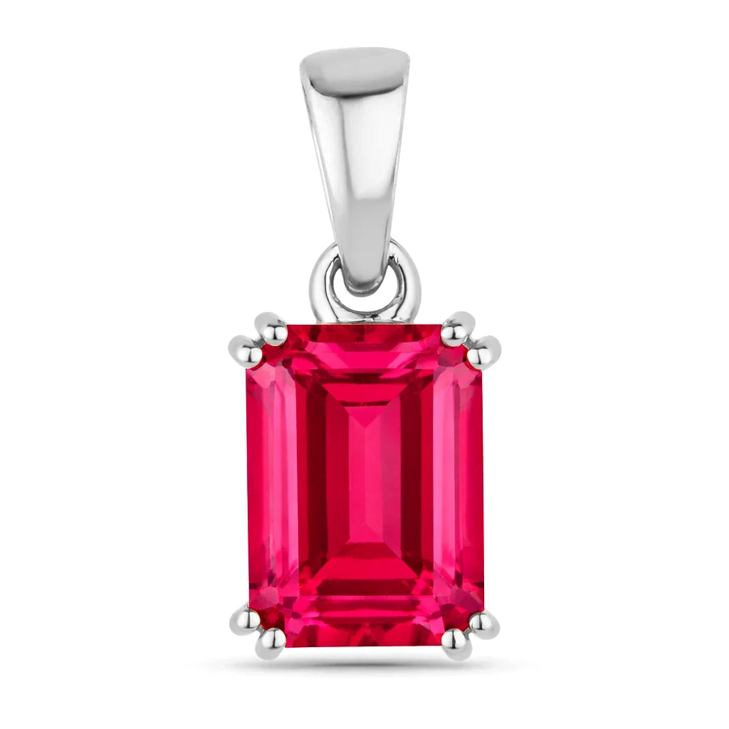 Classic Emerald Cut Pendant