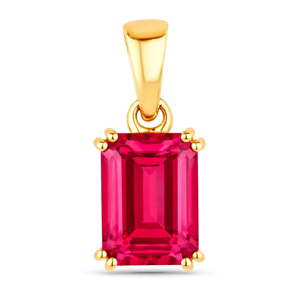 Classic Emerald Cut Pendant