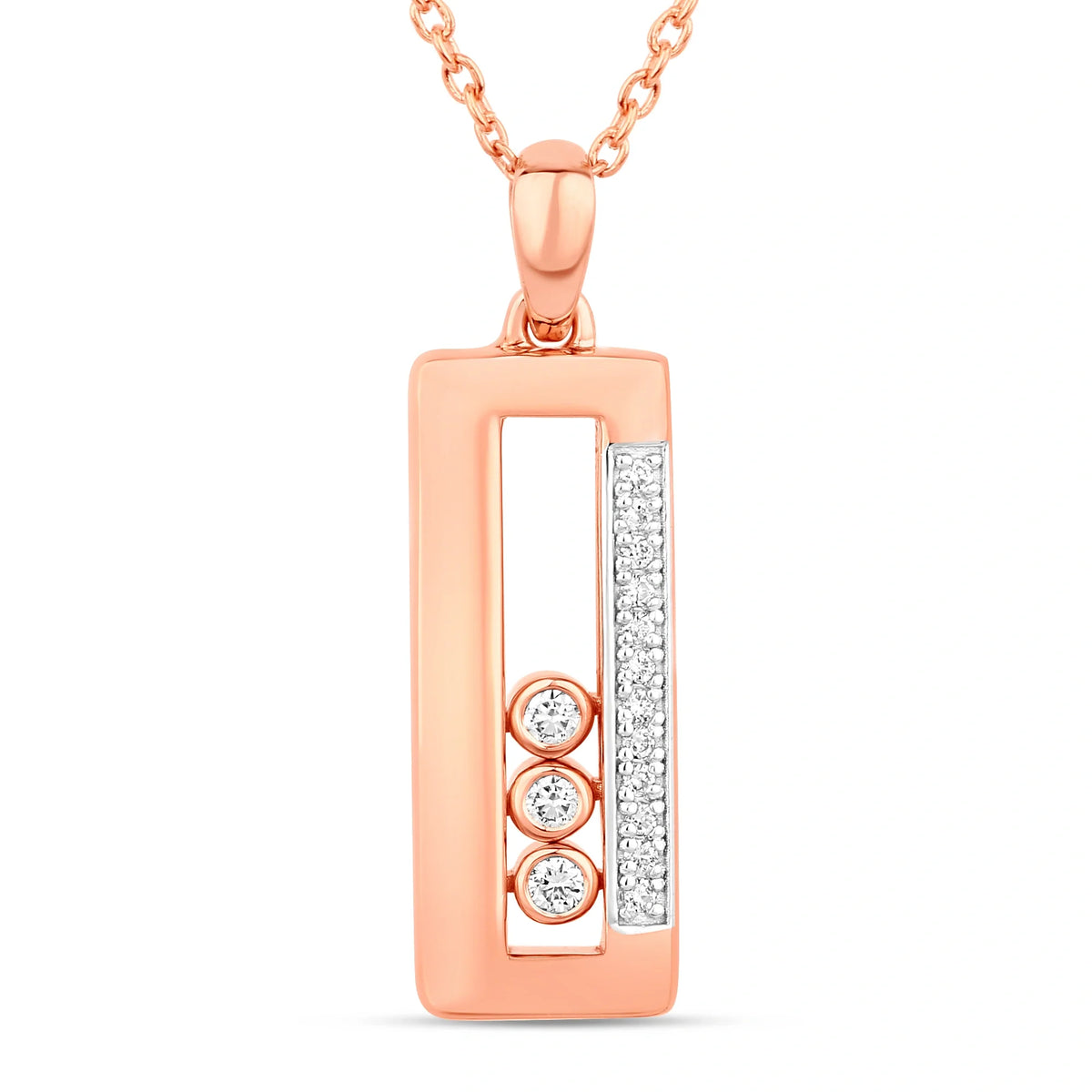 Dancing Diamond Necklace