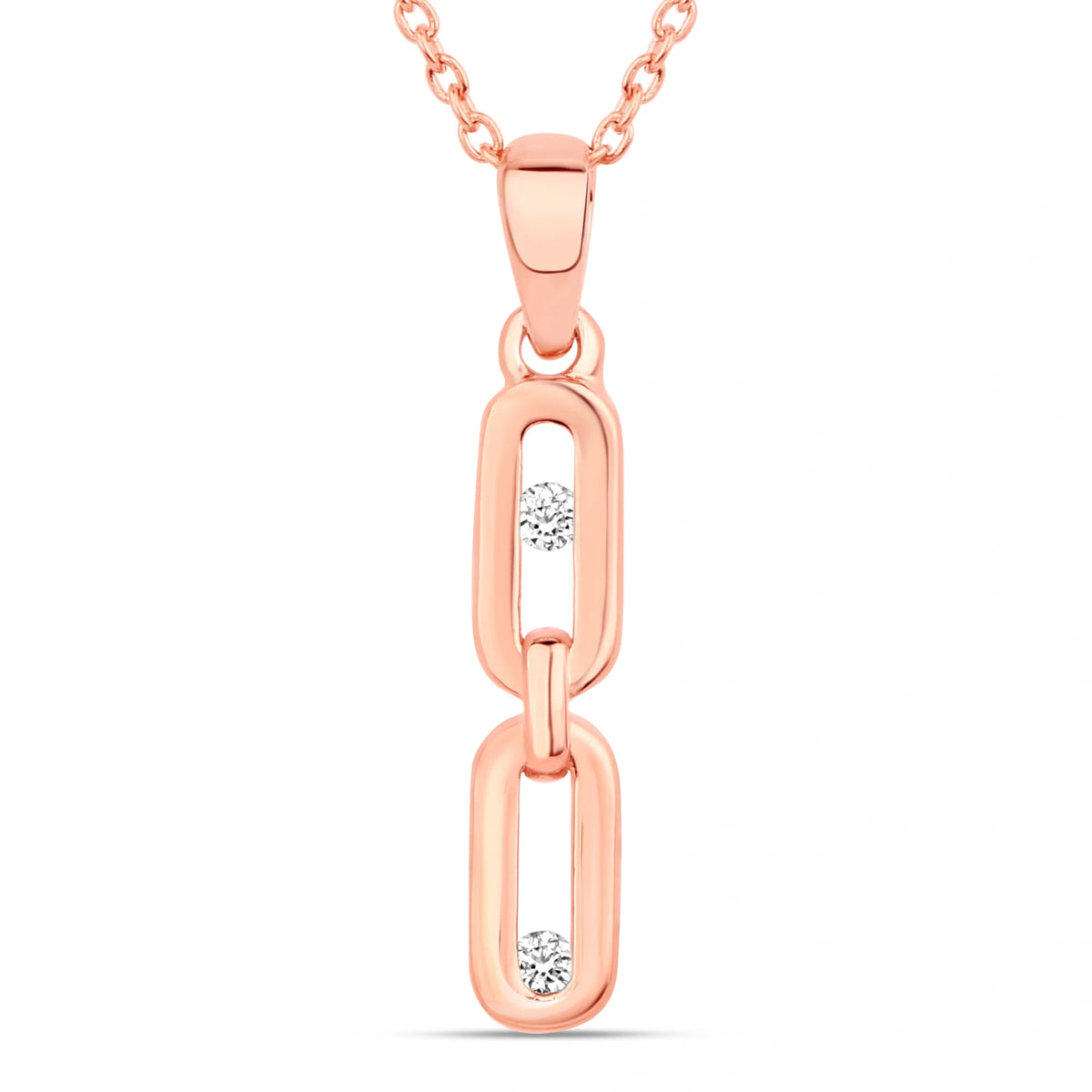 Stackable Dancing Diamond Necklace