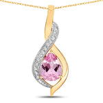 Pear Cut Halo Pendant
