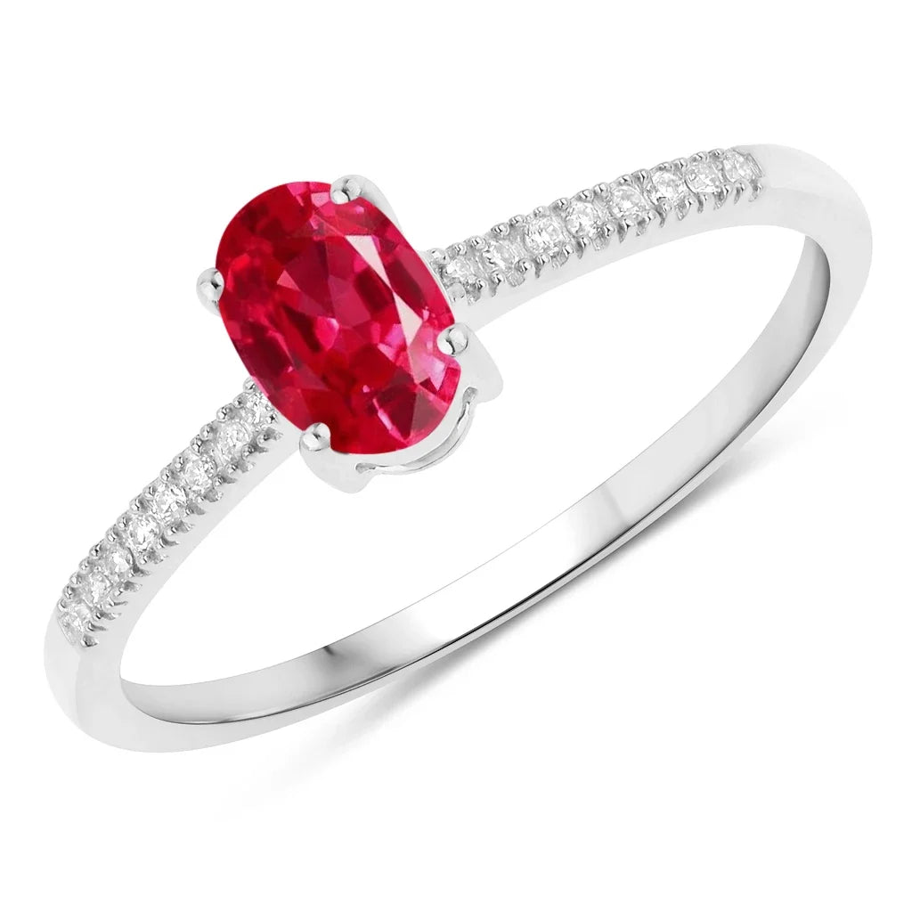 Oval Cut Diamond Halo Ring