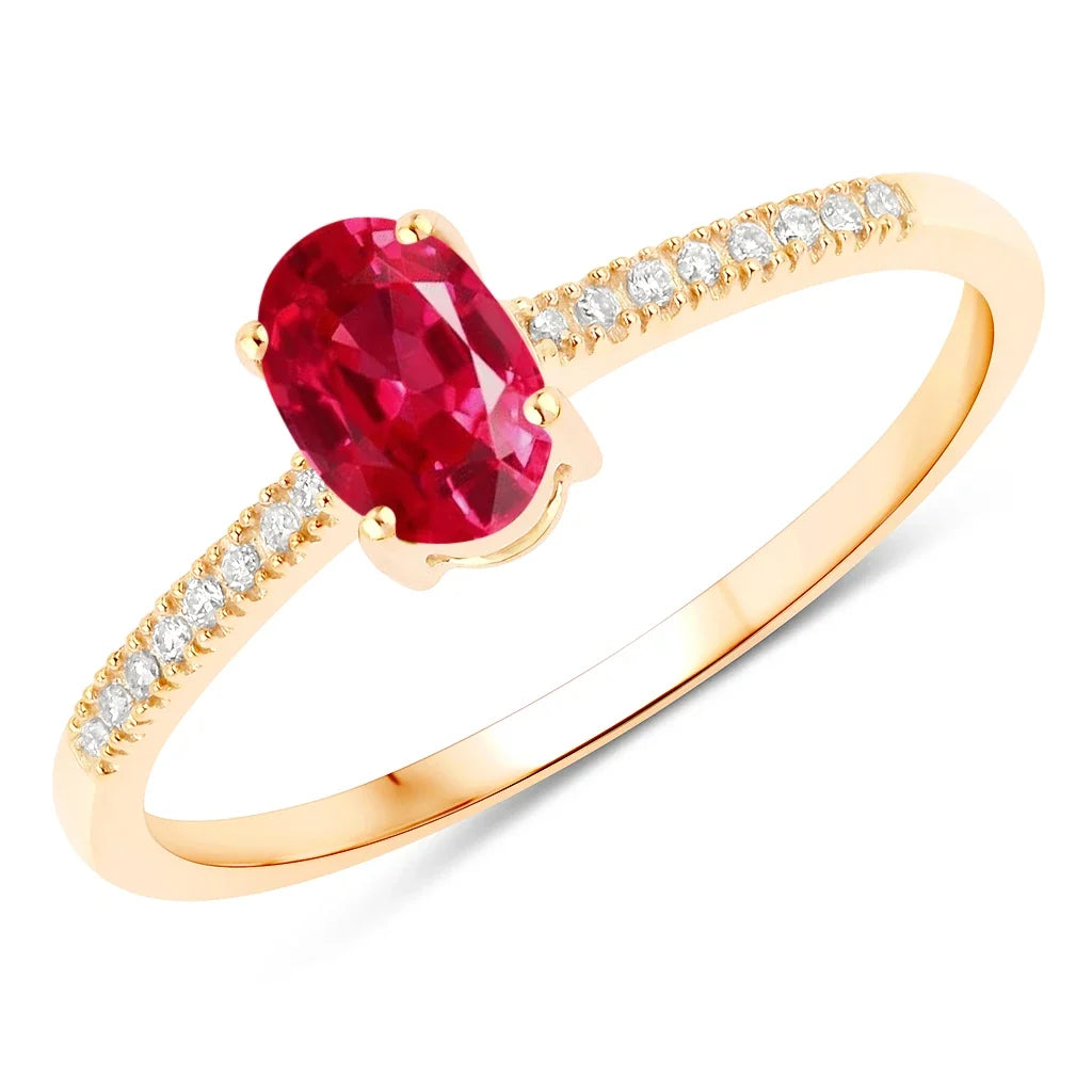 Oval Cut Diamond Halo Ring