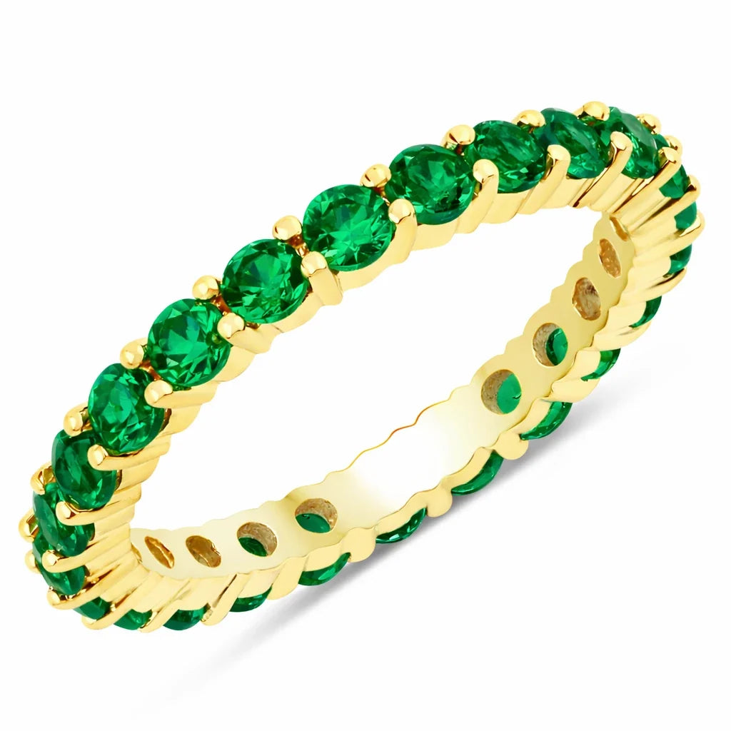 Round Cut Eternity B Ring