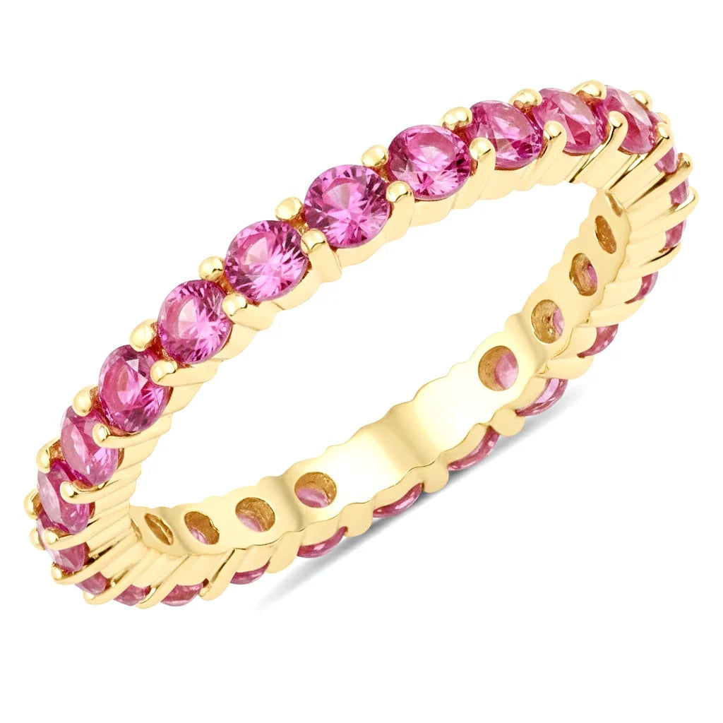 Round Cut Eternity B Ring