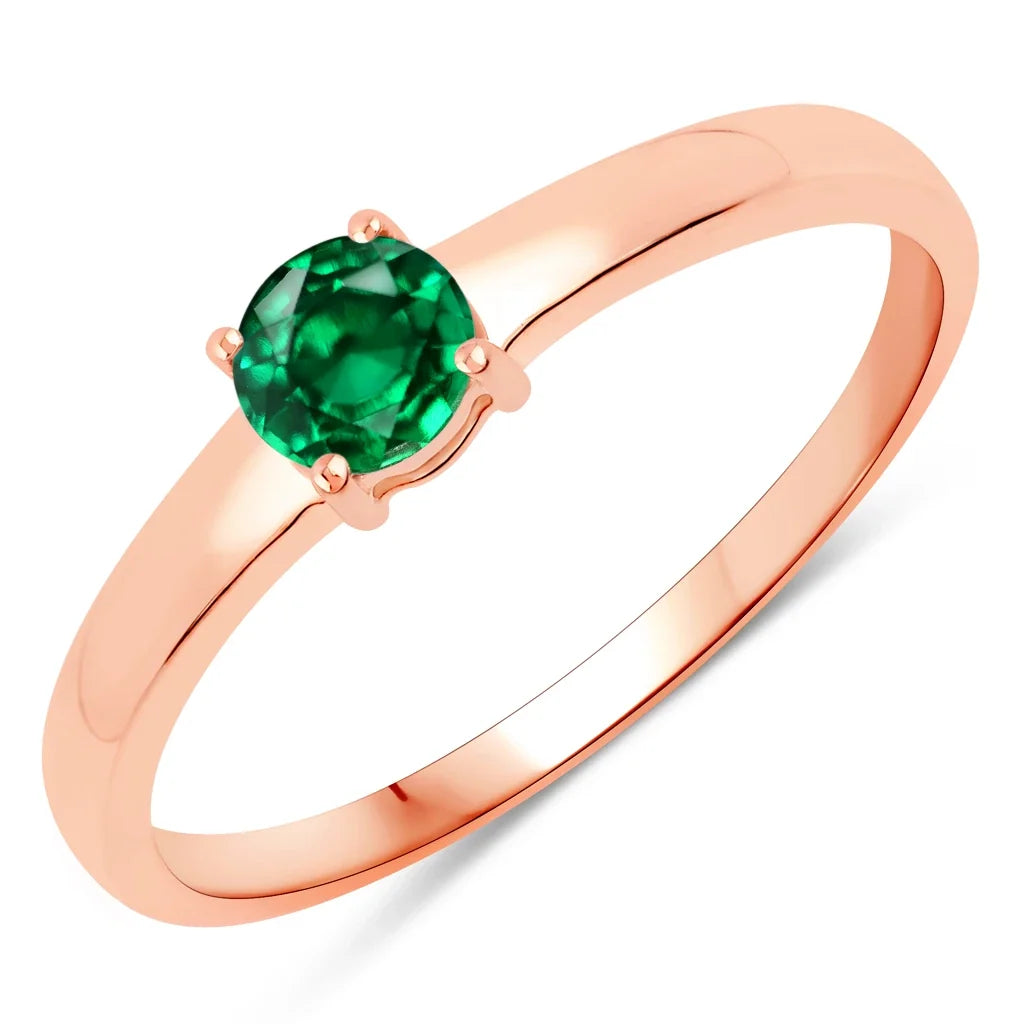 Round Cut Solitaire Ring