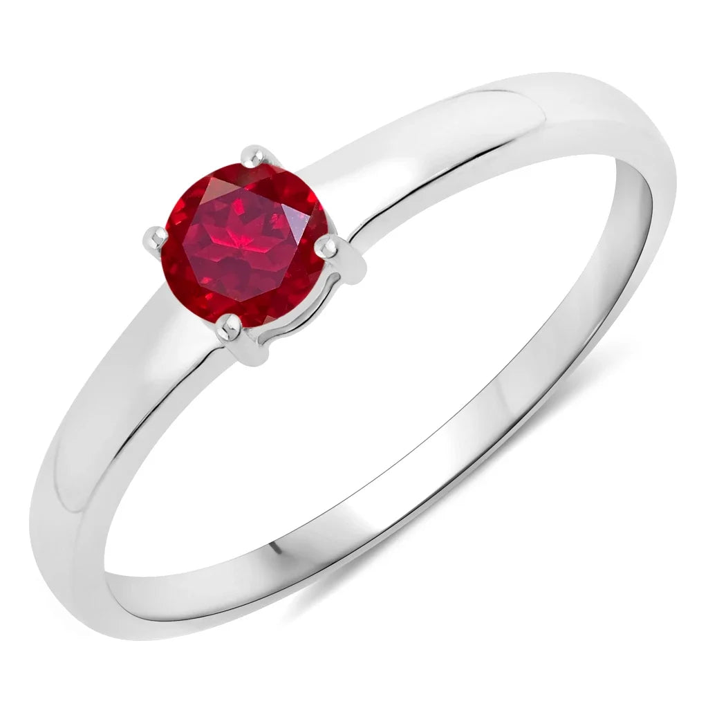 Round Cut Solitaire Ring
