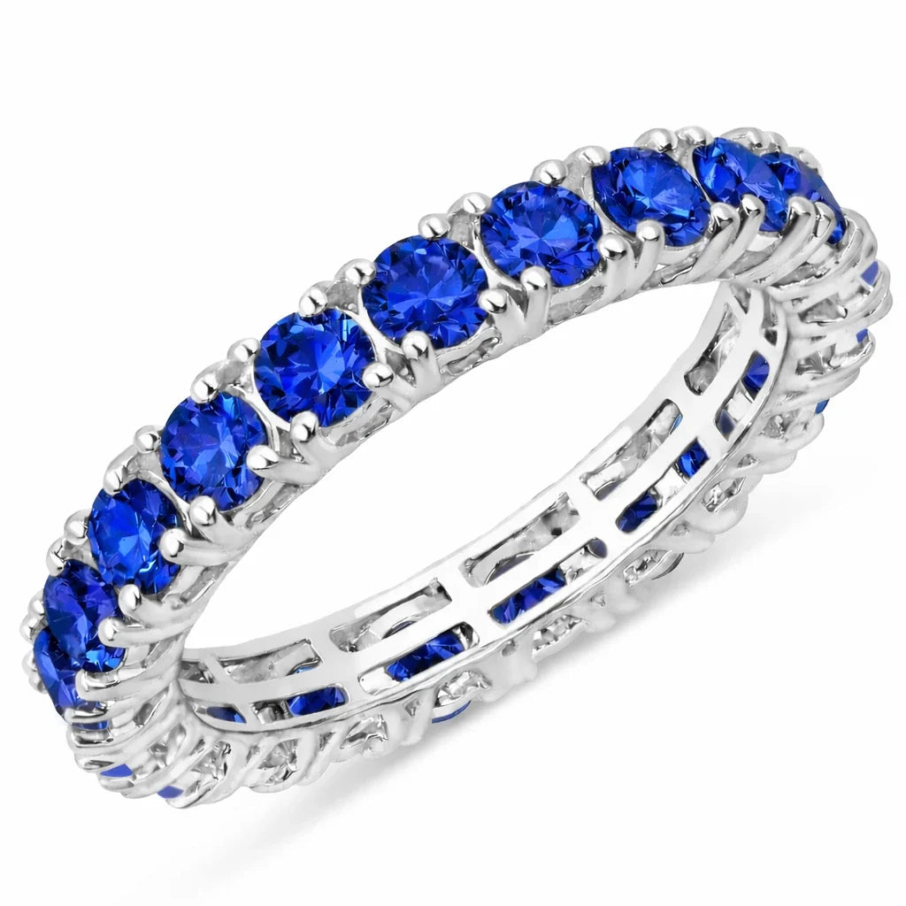 Petite Round Prong Set Eternity Ring