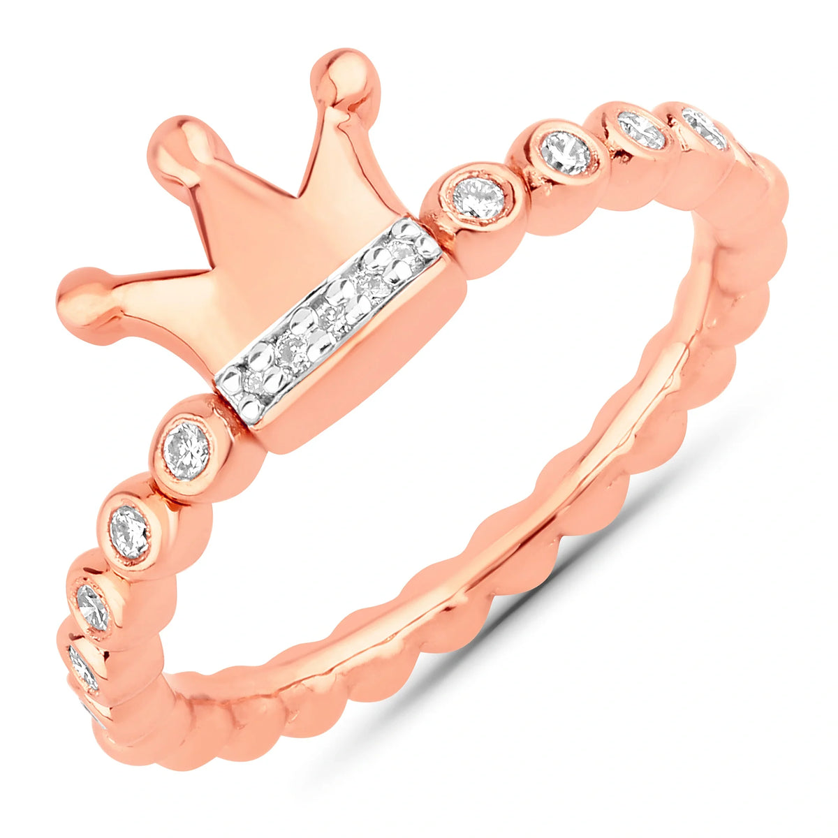 Queen Ring in Natural Diamonds