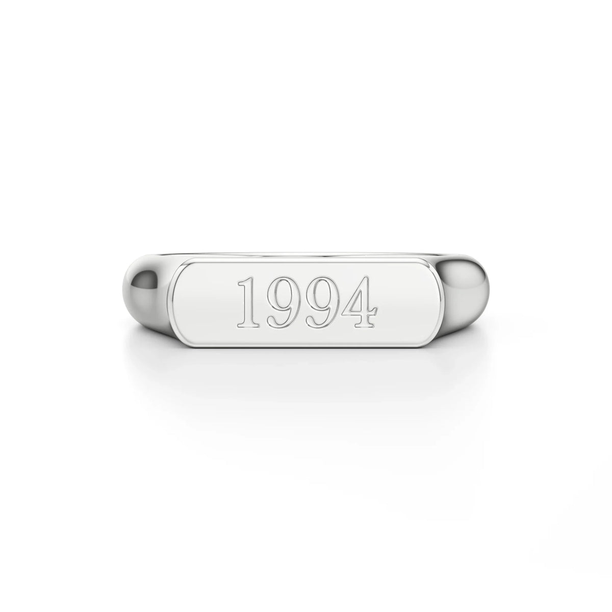 Dainty Year Signet Ring