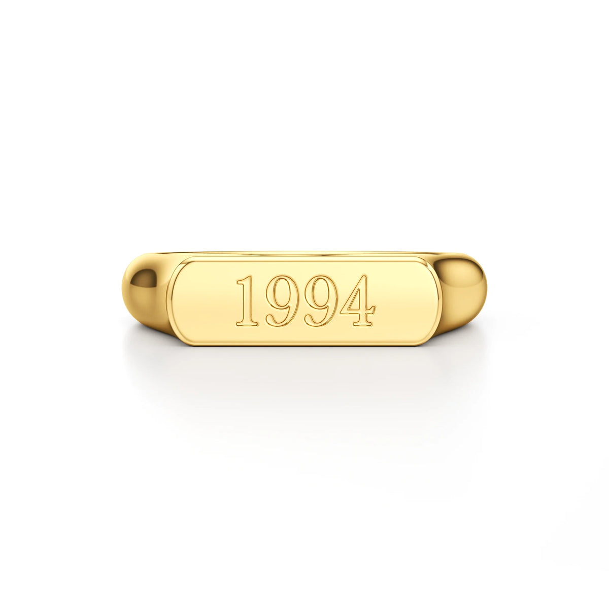 Dainty Year Signet Ring