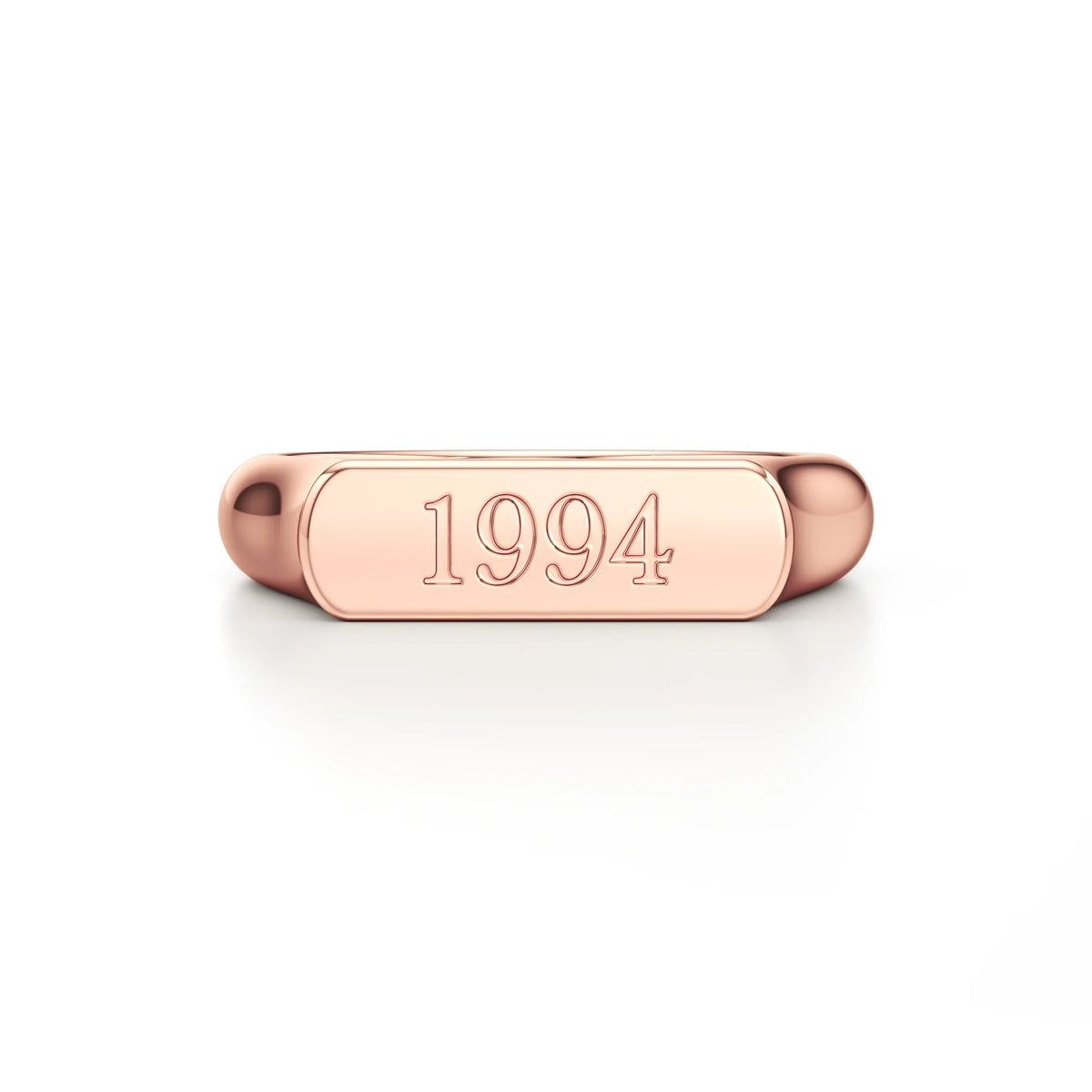 Dainty Year Signet Ring